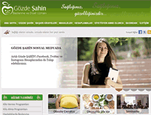 Tablet Screenshot of gozdesahin.com